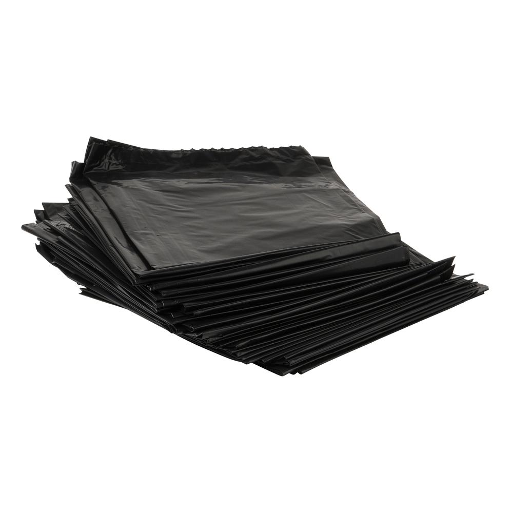 Aluf Plastics 22 in. x 58 in. 1.5 mil 55 Gal. Black LowDensity Heavy