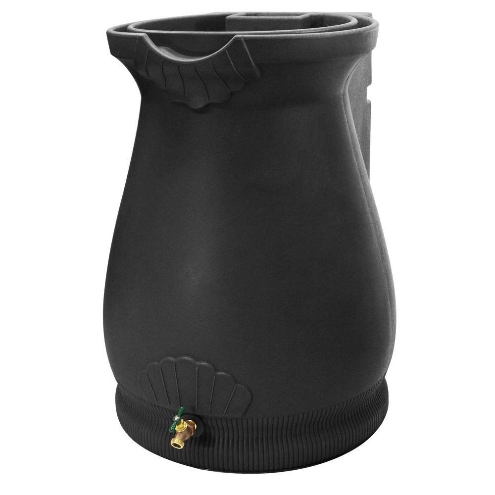 EarthMinded DIY Rain Barrel Bundle with Diverter System 55 gallon
