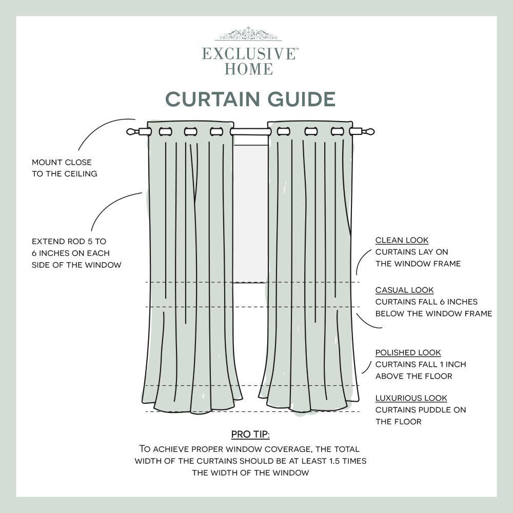 Nicole Miller Turion Linen Blackout Grommet Top Curtain Panel 52