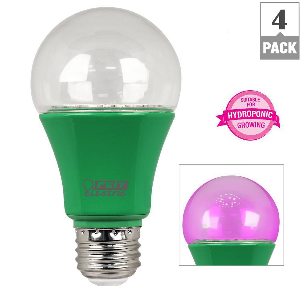Feit Electric 60w Equivalent A19 Full Spectrum Led Plant Grow Feit Electric 60w Equivalent A19 Full Spectrum Led Plant Grow Light Bulb Case Of 4