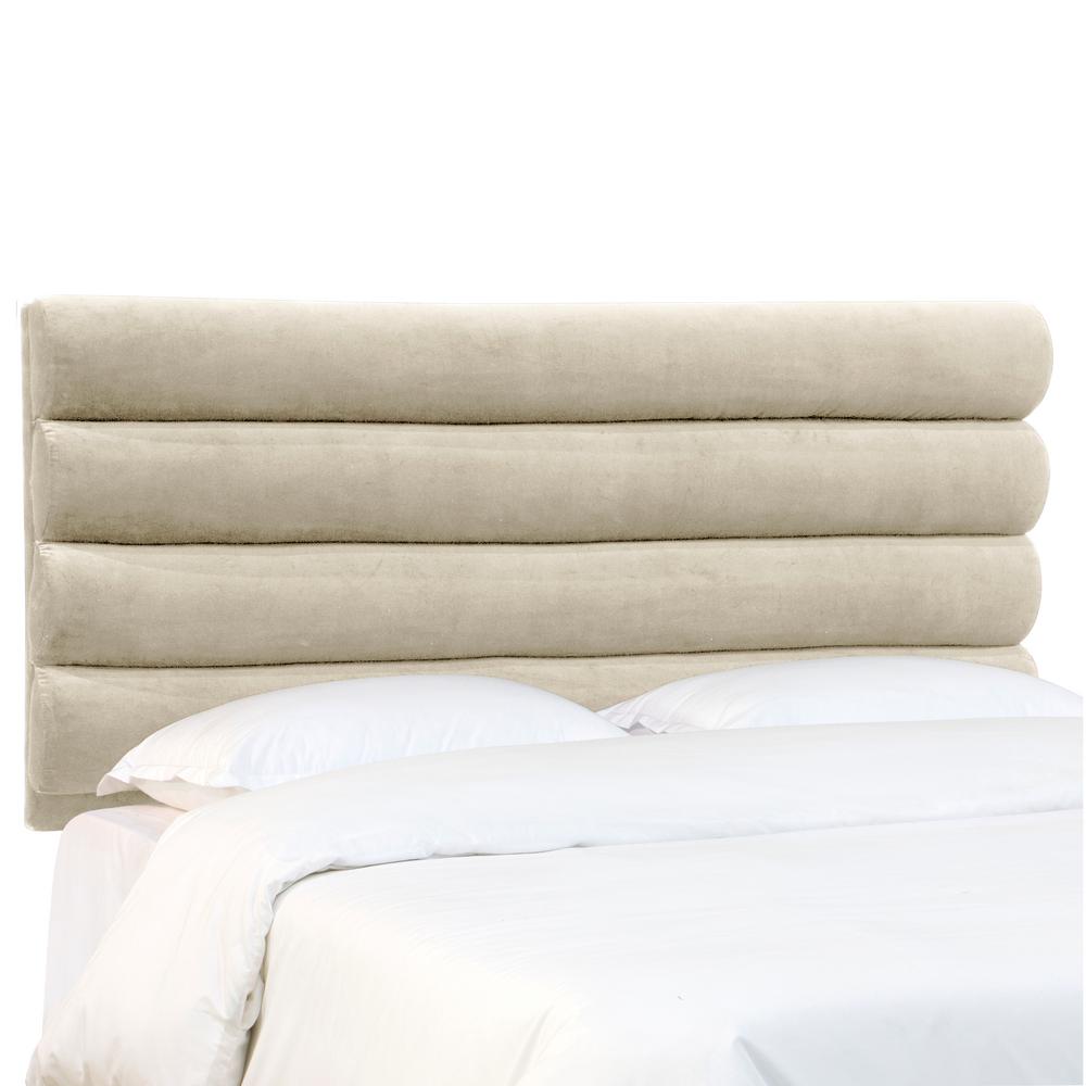 Skyline Furniture Regal Antique White King Channel Headboard Skyline Furniture Regal Antique White King Channel Headboard
