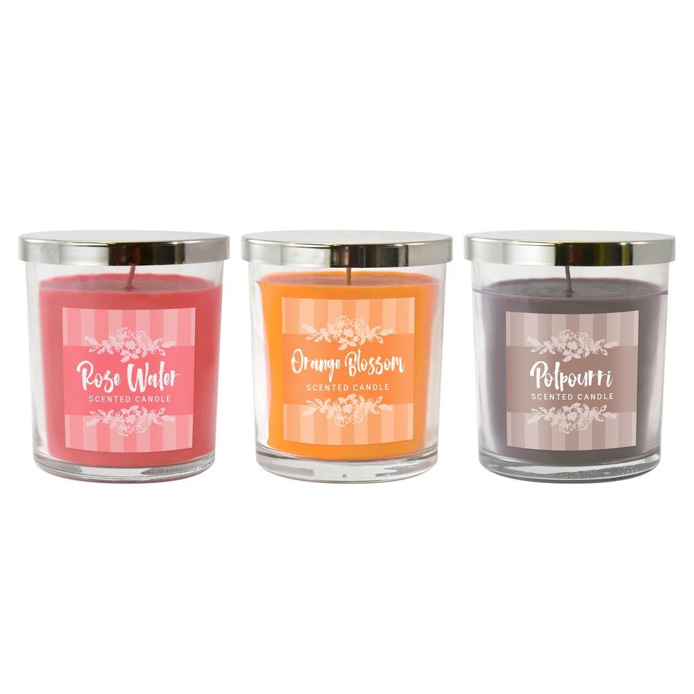 Lumabase 3 oz. Mason Jar Scented Candles (Set of 6)27706 The Home Depot