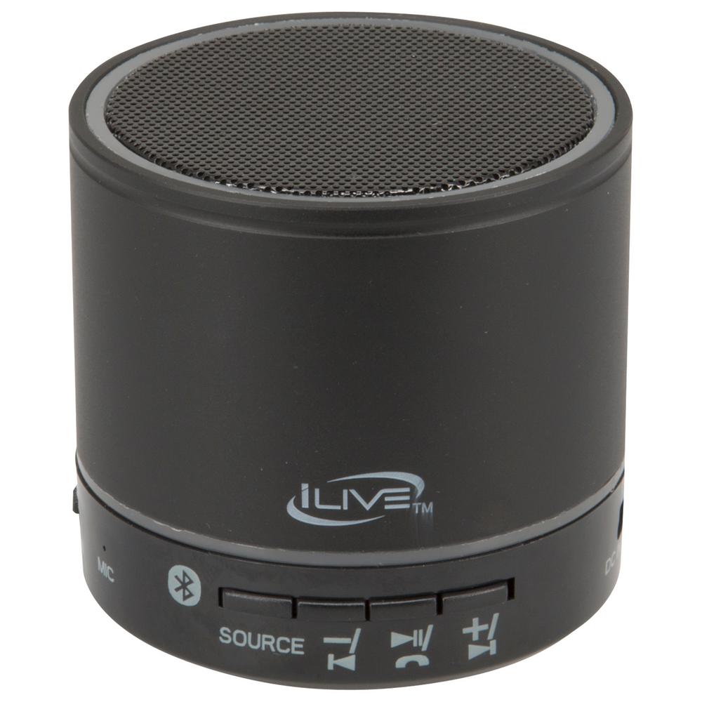 iLive Portable Bluetooth Speaker with FM Scan and LED LightsISB07B