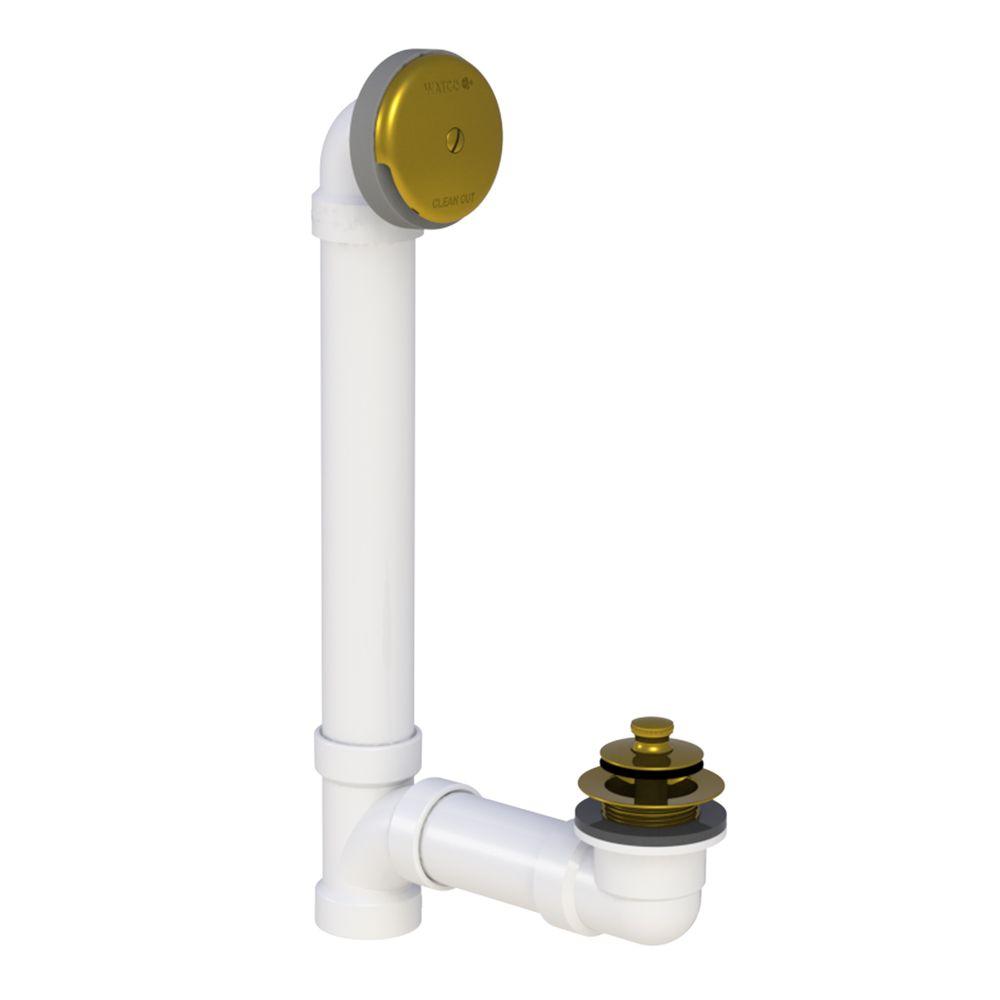 Watco 600 Series 16 in. Sch. 40 PVC Bath Waste Push Pull600PPPVC