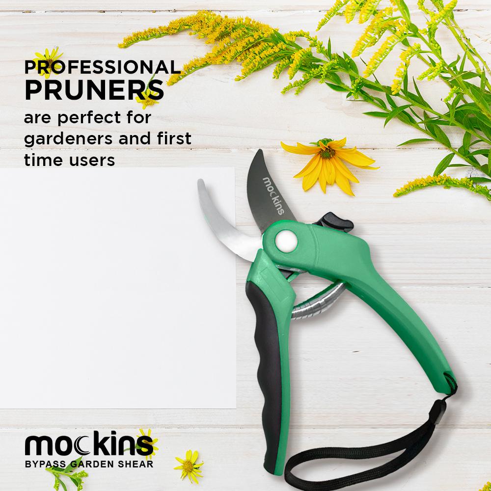 mockins professional heavy duty garden pruning shears