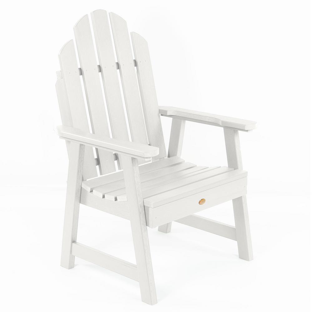 Highwood Classic Westport Garden White Stationary Plastic Outdoor Lounge Chair Ad Chgc1 Whe The Home Depot