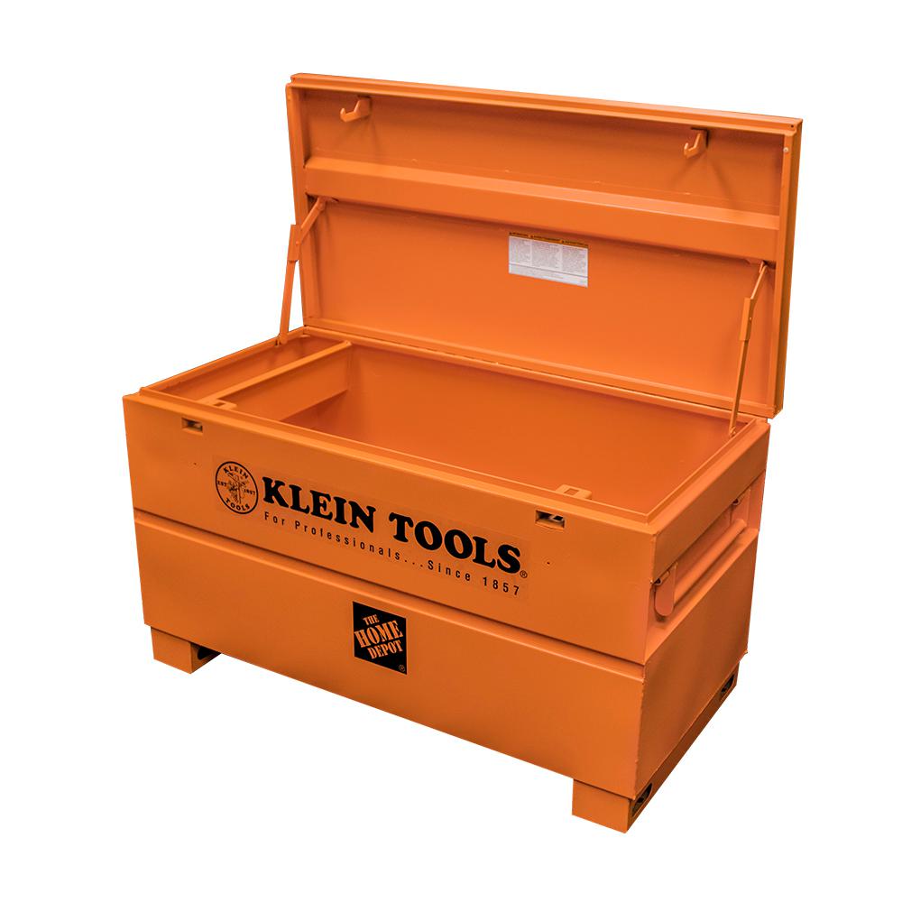 Klein Tools 48 in. Steel Tool Job Site Box-54605 - The Home Depot