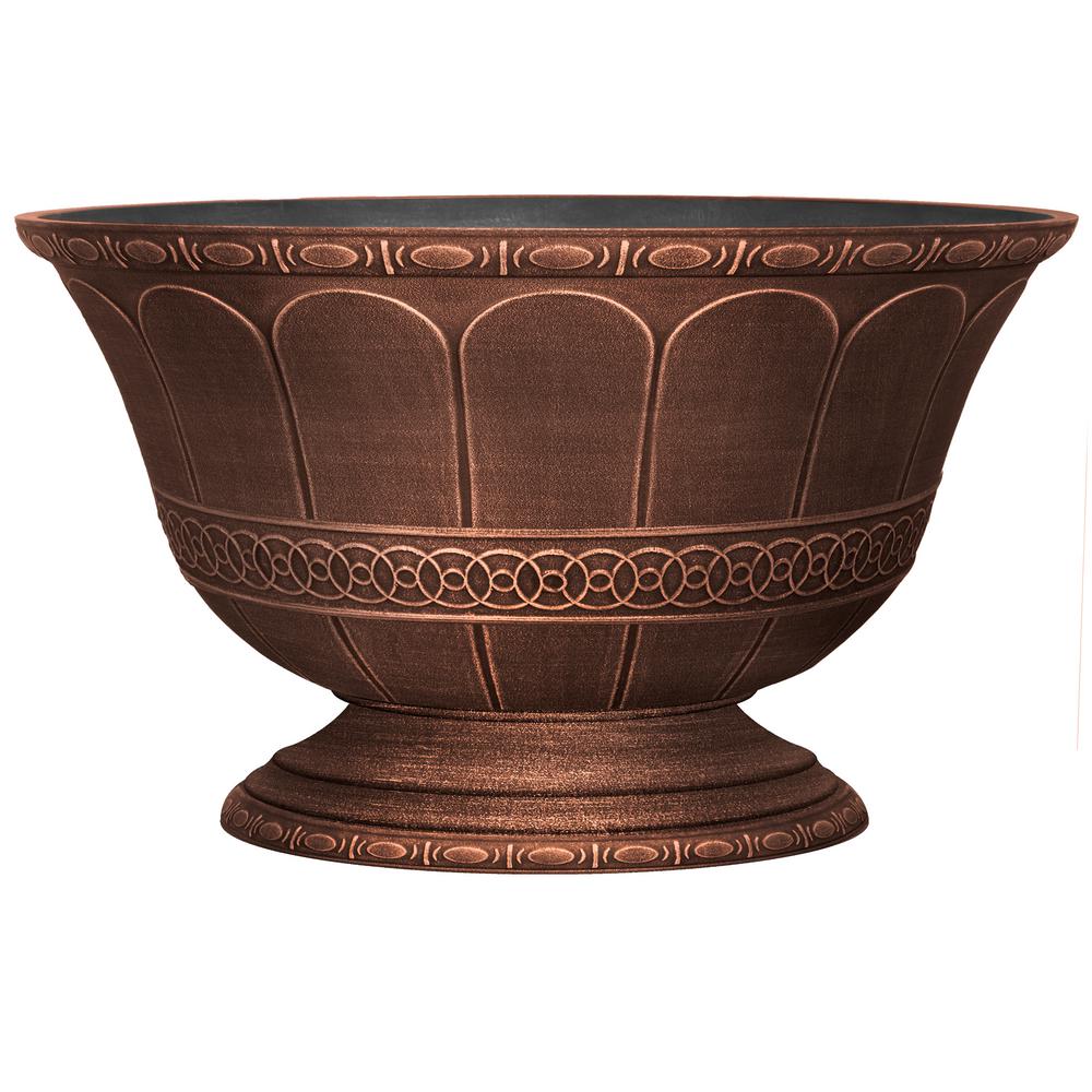 Plastic Urn Planters Planters The Home Depot