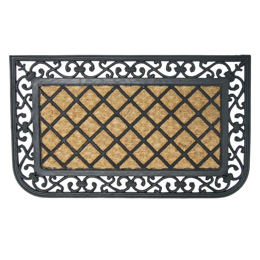 Rubber Cal Autumn Breeze 18 In X 30 In Coir Rubber Backed Door