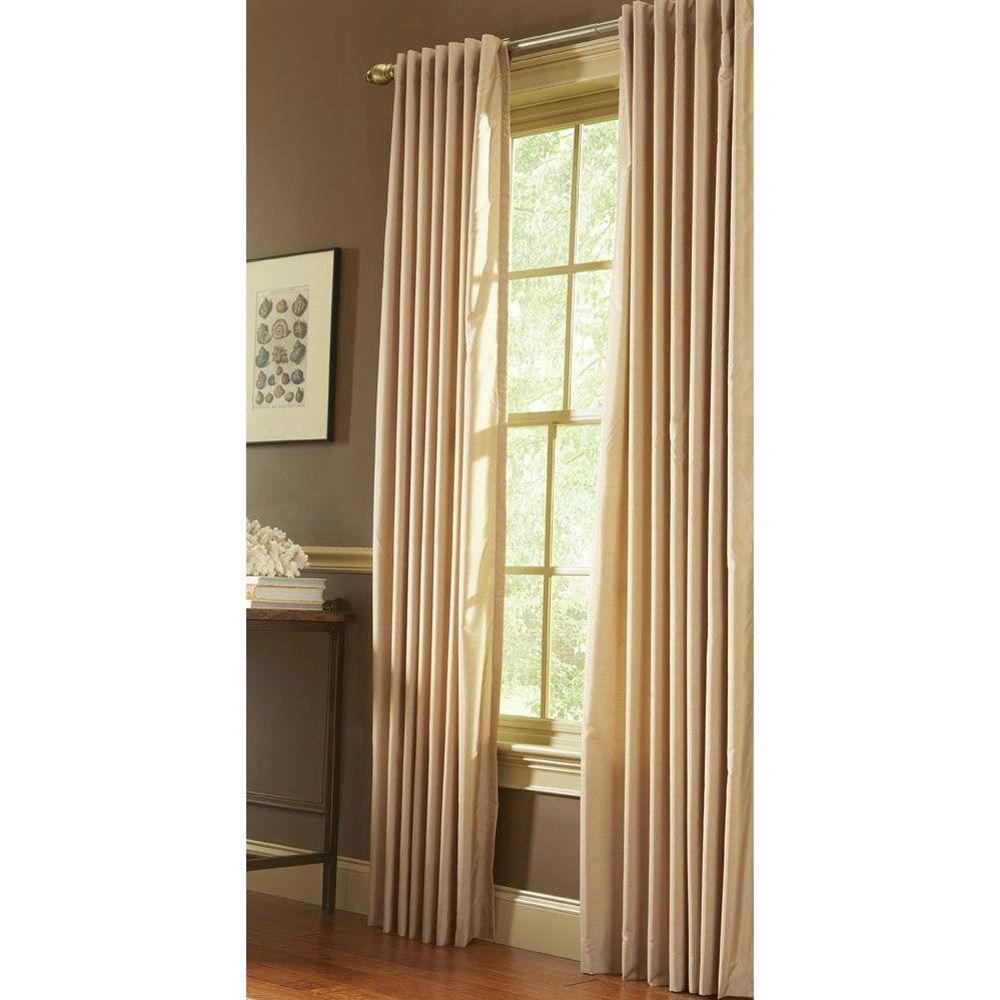 Martha Living Faux Silk Light Filtering Window Panel In Faux Silk Light Filtering Window Panel In Carton 50 W X 84 L