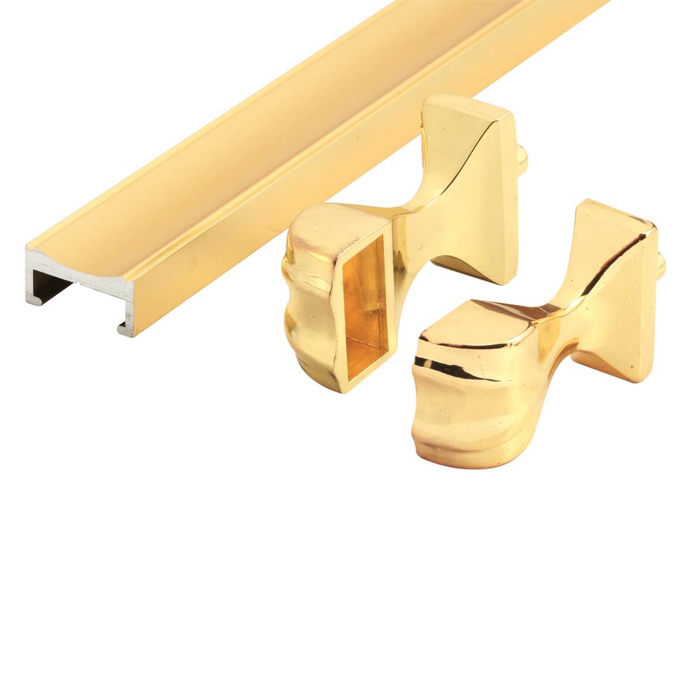 Prime-Line Products M 6094 32 in., Chrome, Tub and Shower Towel Bar and Bracket