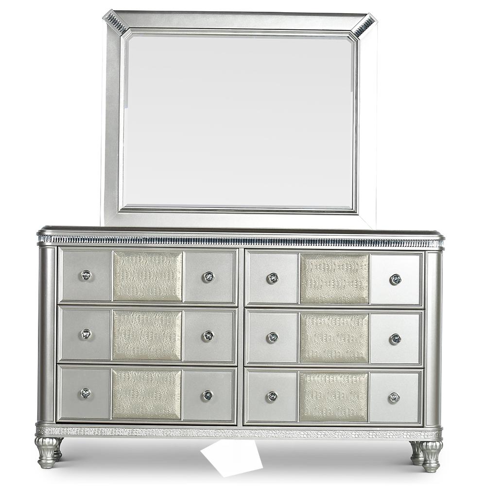 Silver Dressers Chests Bedroom Furniture The Home Depot