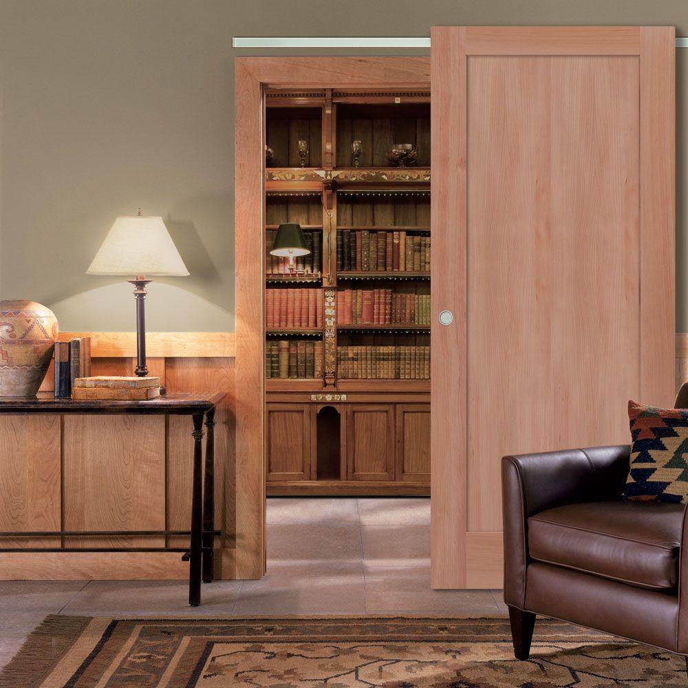 Masonite 30 In X 84 In Unfinished Fir Veneer 1 Panel Shaker Flat