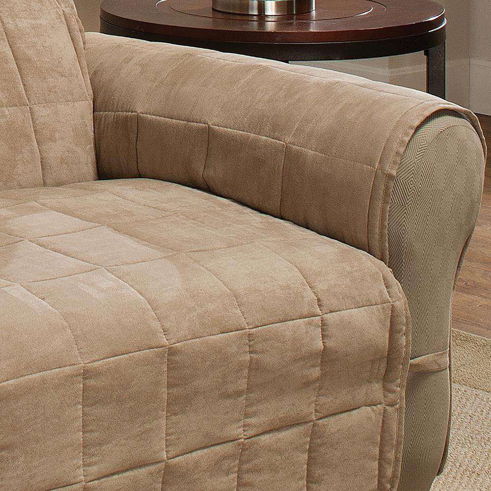 Innovative Textile Solutions Natural Ultimate Faux Suede Sofa