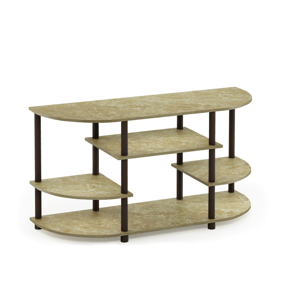 Furinno Jaya Marble Brown Simple Design No Tool Tv Stand 15116brm Br Furinno Jaya Marble Brown Simple Design No Tool Tv Stand