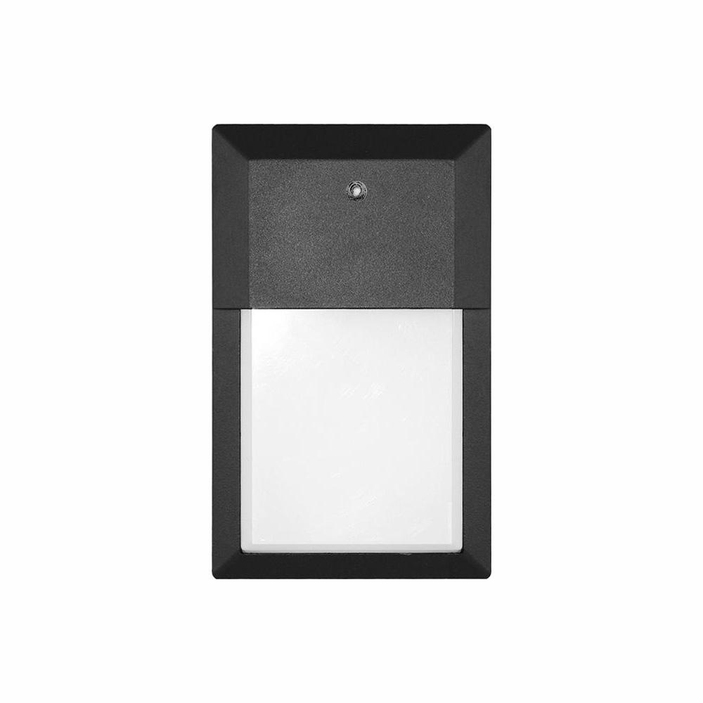 Euri Lighting 12 Watt Black Outdoor Integrated Led Mini Wall