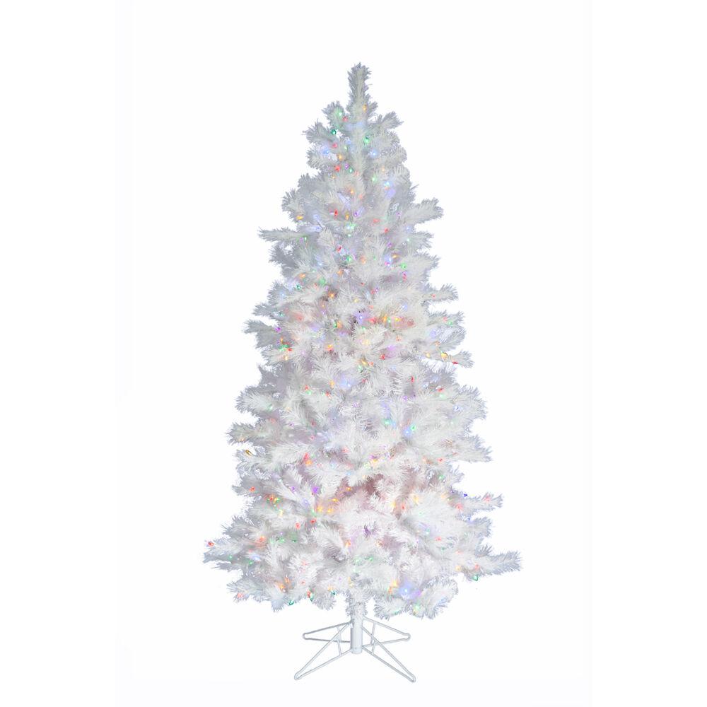 Fraser Hill Farm 7 5 Ft Pre Lit Led White Frosted Valley Fraser Hill Farm 7 5 Ft Pre Lit Led
