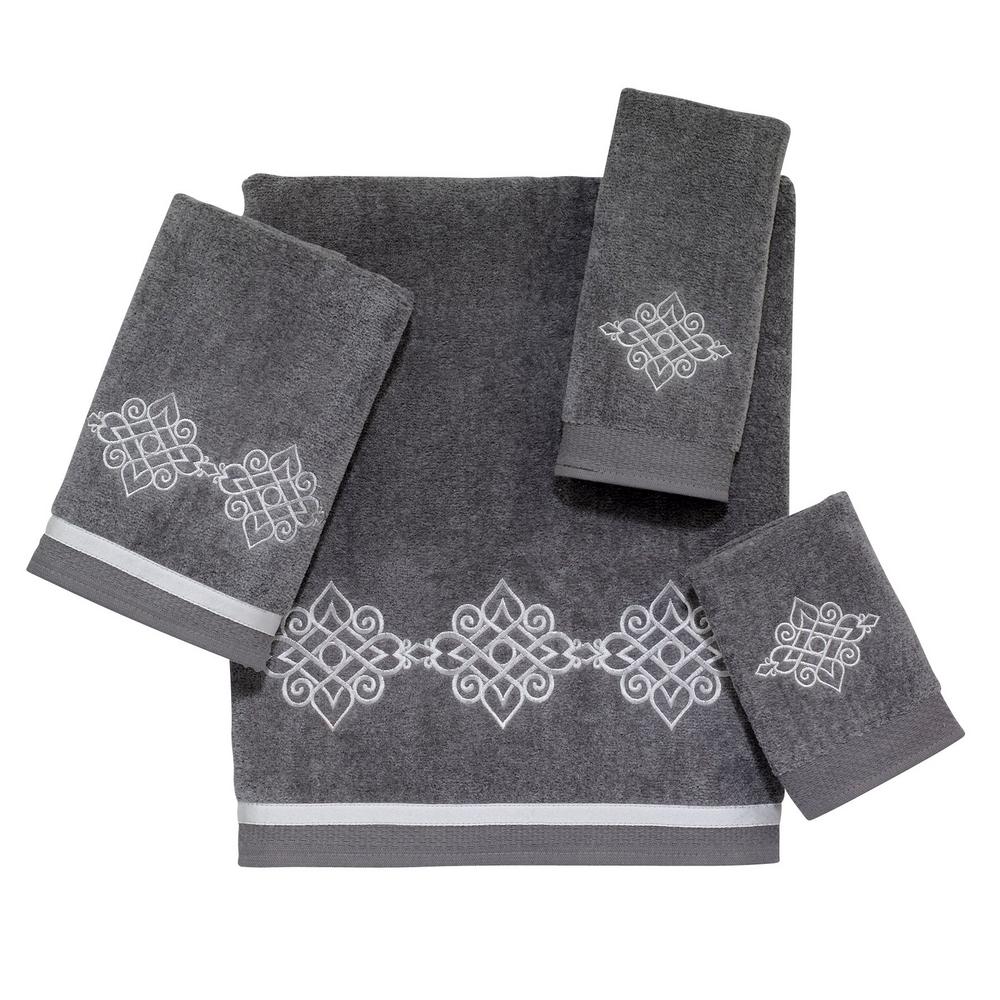 Avanti Linens Riverview 4-Piece Bath Towel Set In Nickel-038126 NKL ...