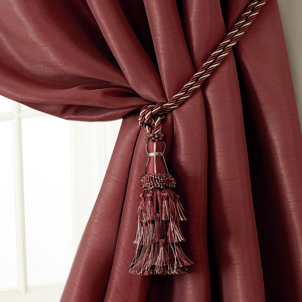 Elrene Charlotte 24 In Tassel Tieback Rope Cord Window Curtain