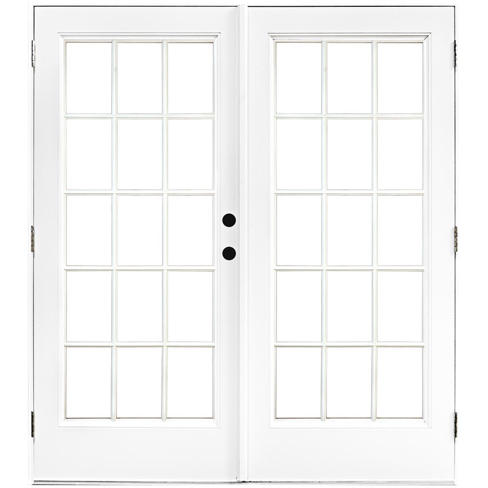 Mp Doors 60 In X 80 In Fiberglass Smooth White Left Hand