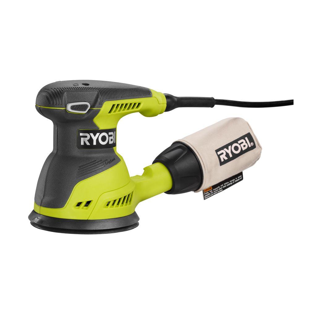 Ponceuse orbitale aléatoire Ryobi de 2,6 A de 5 po