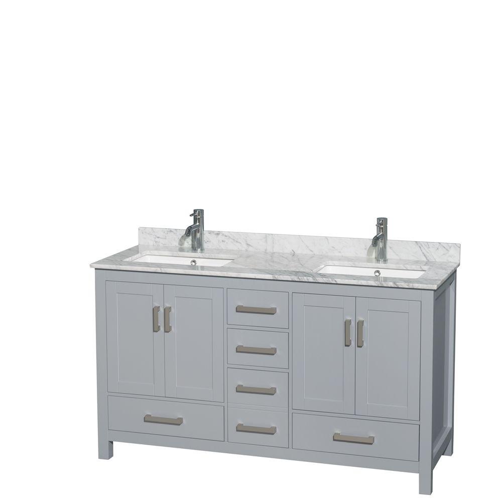 60 Inch Single Sink Bathroom Vanity Top Decorating Ideas Single Sink Bathroom Vanity Top Wyndham Collection Sheffield 60 In W X 22 D Gray With