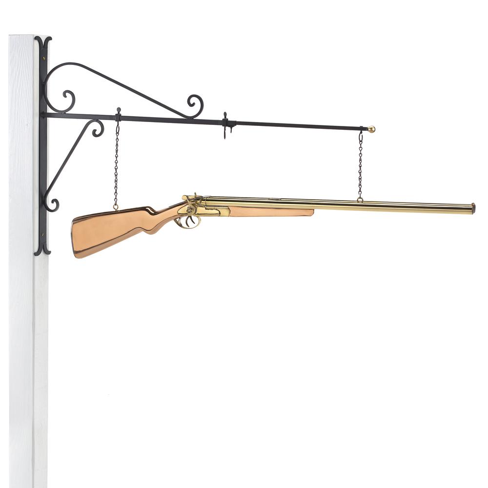 Good Directions Hanging Shotgun Pure Copper Weathervane Sign with
