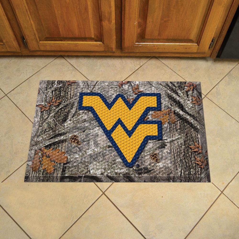 Fanmats West Virginia University Camo Heavy Duty Rubber Outdoor