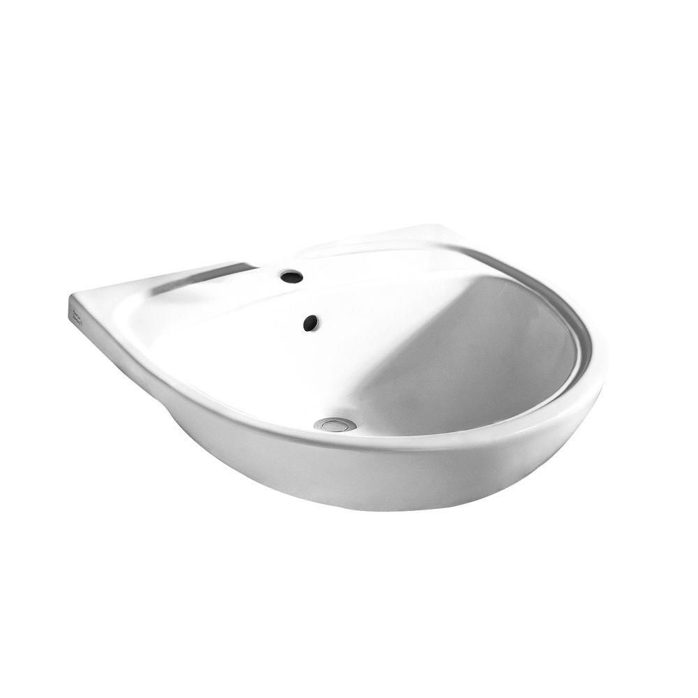 American Standard Mezzo Semi Countertop Bathroom Sink In White