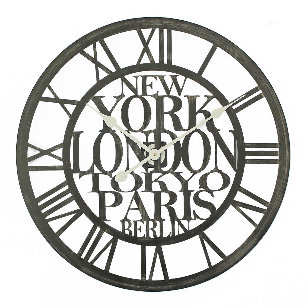 Cities Of The World Og Wall Clock