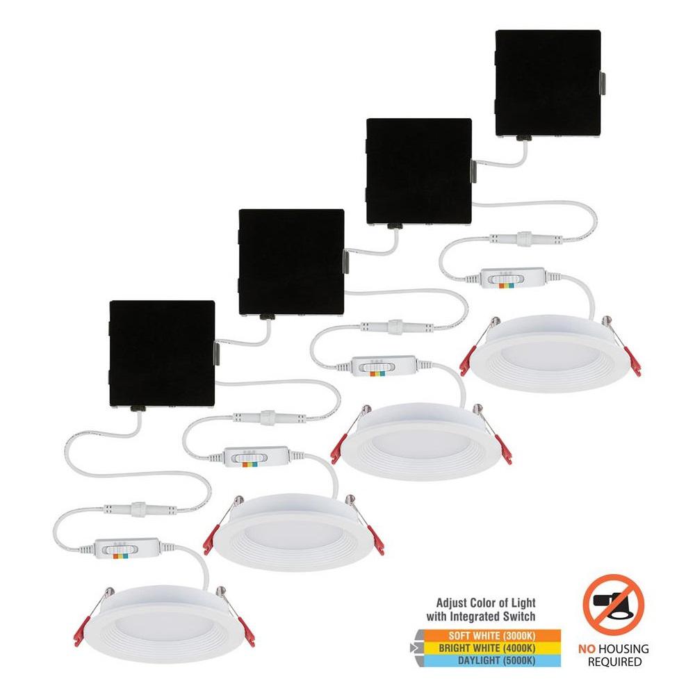 Commercial Electric Slim Baffle 4 in. New Construction and Remodel