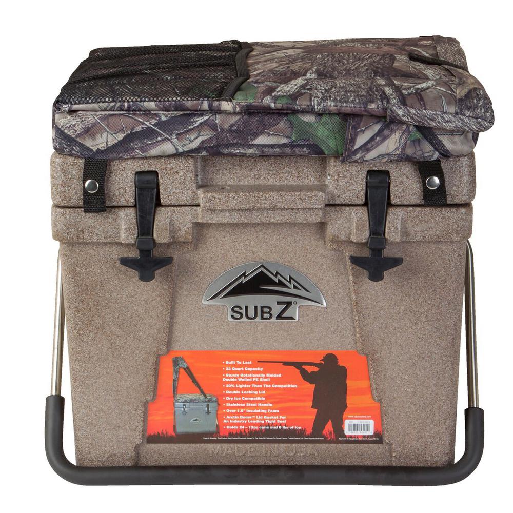 camo hard cooler