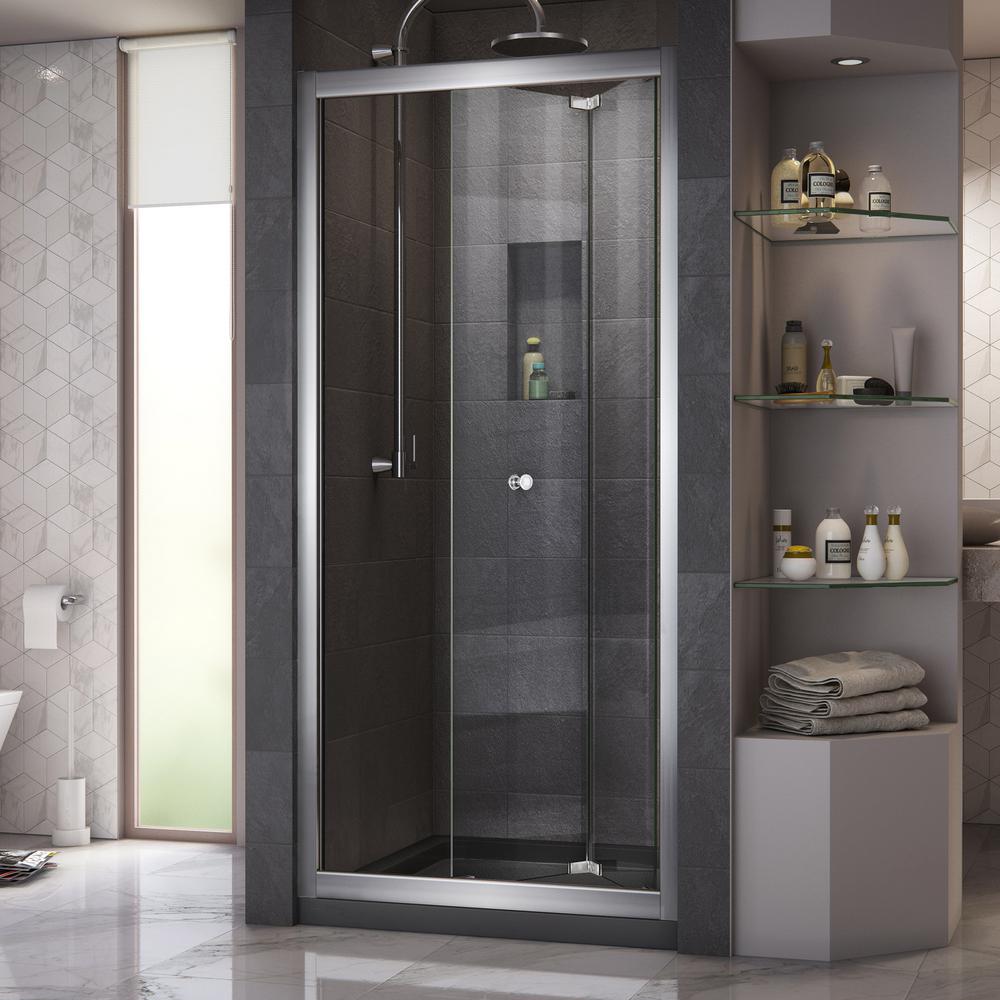 Dreamline Erfly 36 In X 74 3 4 Semi Frameless Bi Fold Dreamline Erfly 36 In X 74 3 4 Semi Frameless Bi