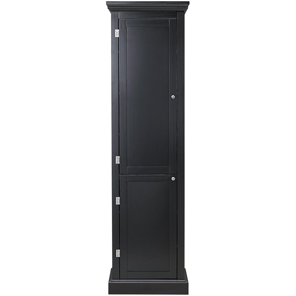 Home Decorators Collection Prescott Black Modular Kitchen Pantry Home Decorators Collection Prescott Black Modular Kitchen Pantry With 2 Doors