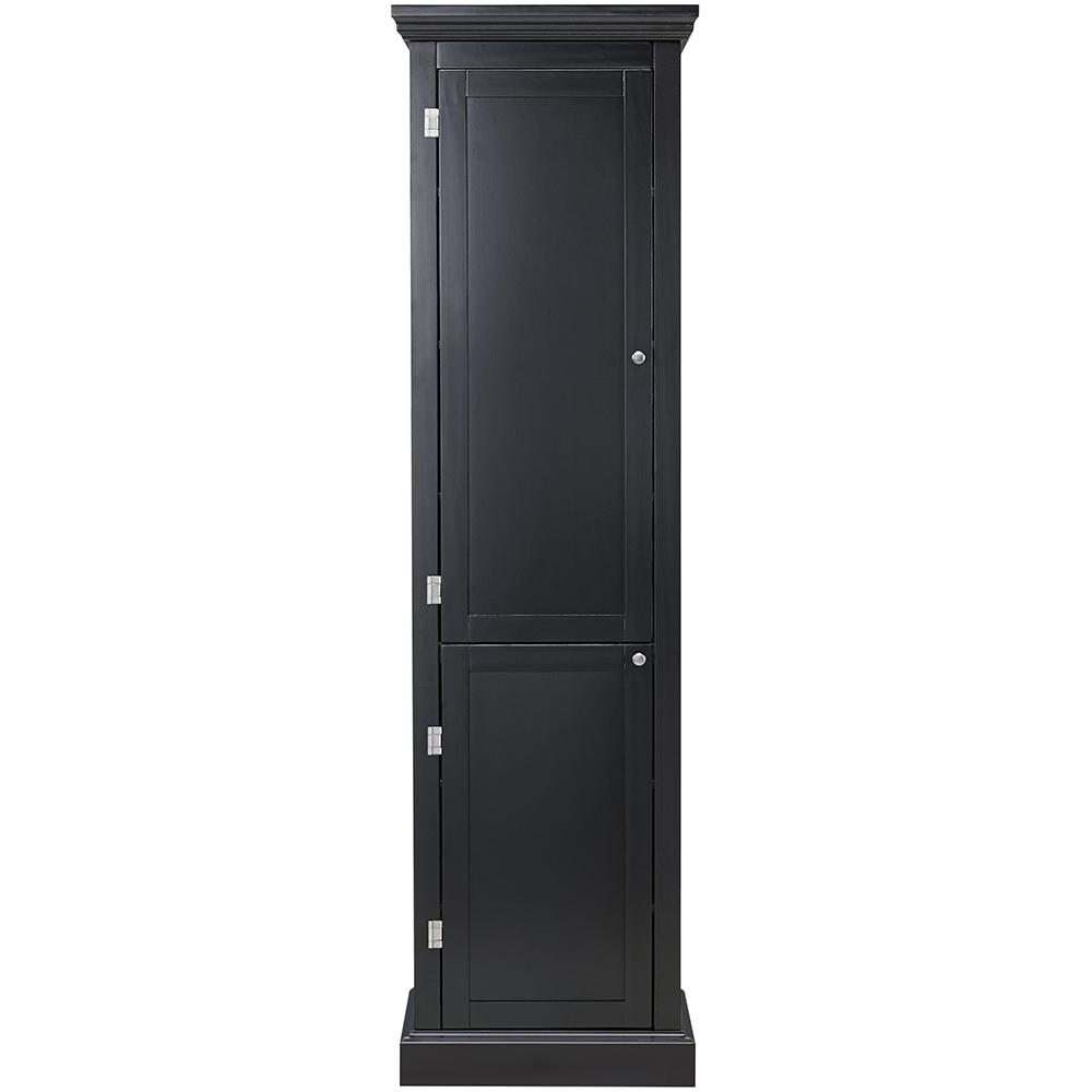 Prescott Black Modular Kitchen Pantry with 2-Doors SK19171AR1-BK - The ...