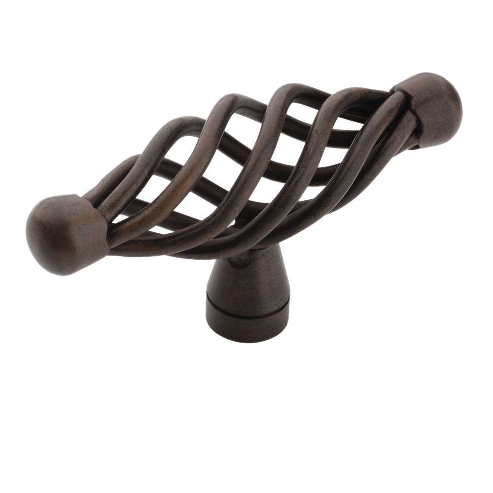 Amerock Village Classics 29/16 in. Antique Rust Birdcage Knob