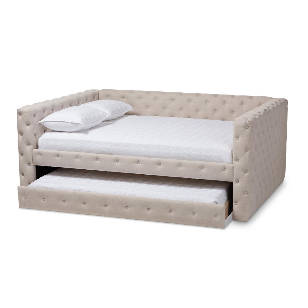 Baxton Studio Alena Gray Trundle Daybed 147 8728 Hd The