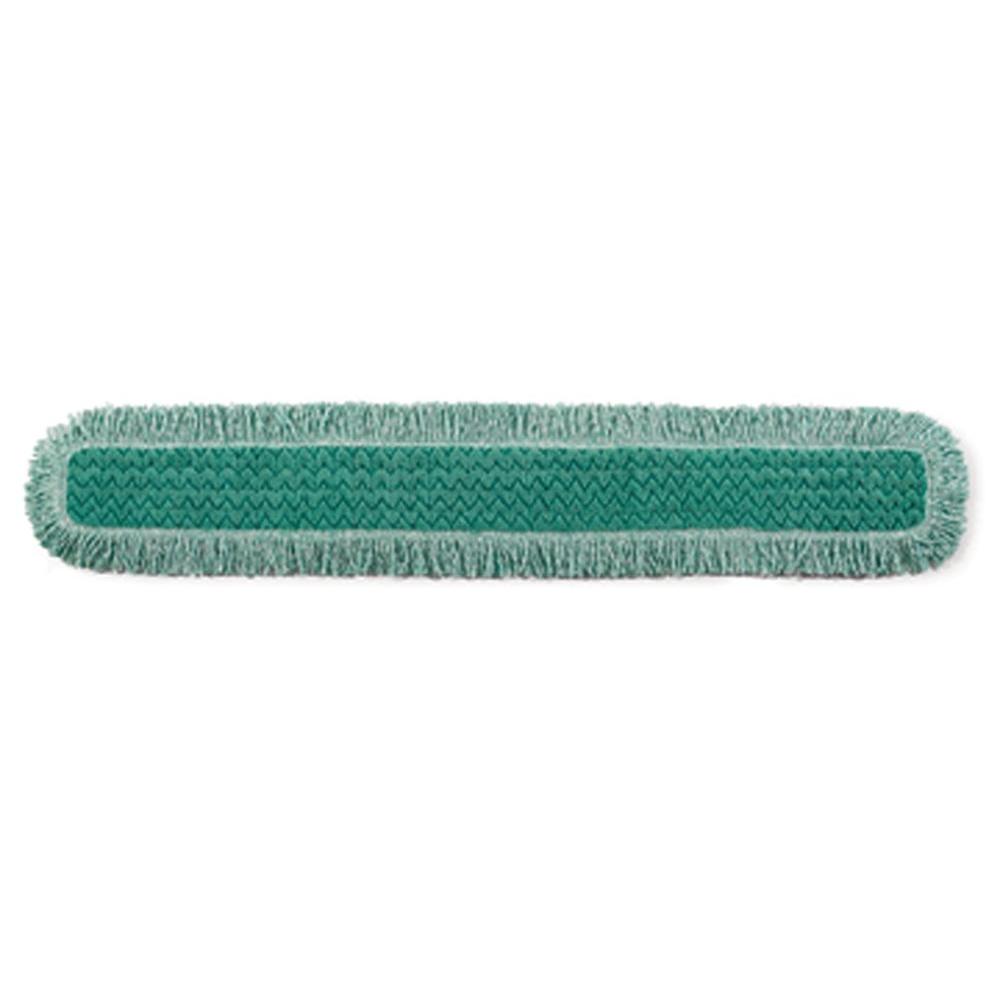 Rubbermaid Commercial Products HYGEN 48 in. Microfiber Dust Mop Pad with Fringe (Case of 6