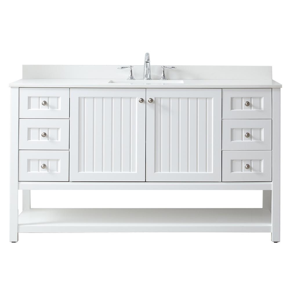 Martha Living Seal Harbor 48 In W X 22 D Vanity This Review Is From Seal Harbor 60 In W X 22 D Vanity White With Quartz Top Pure Basin