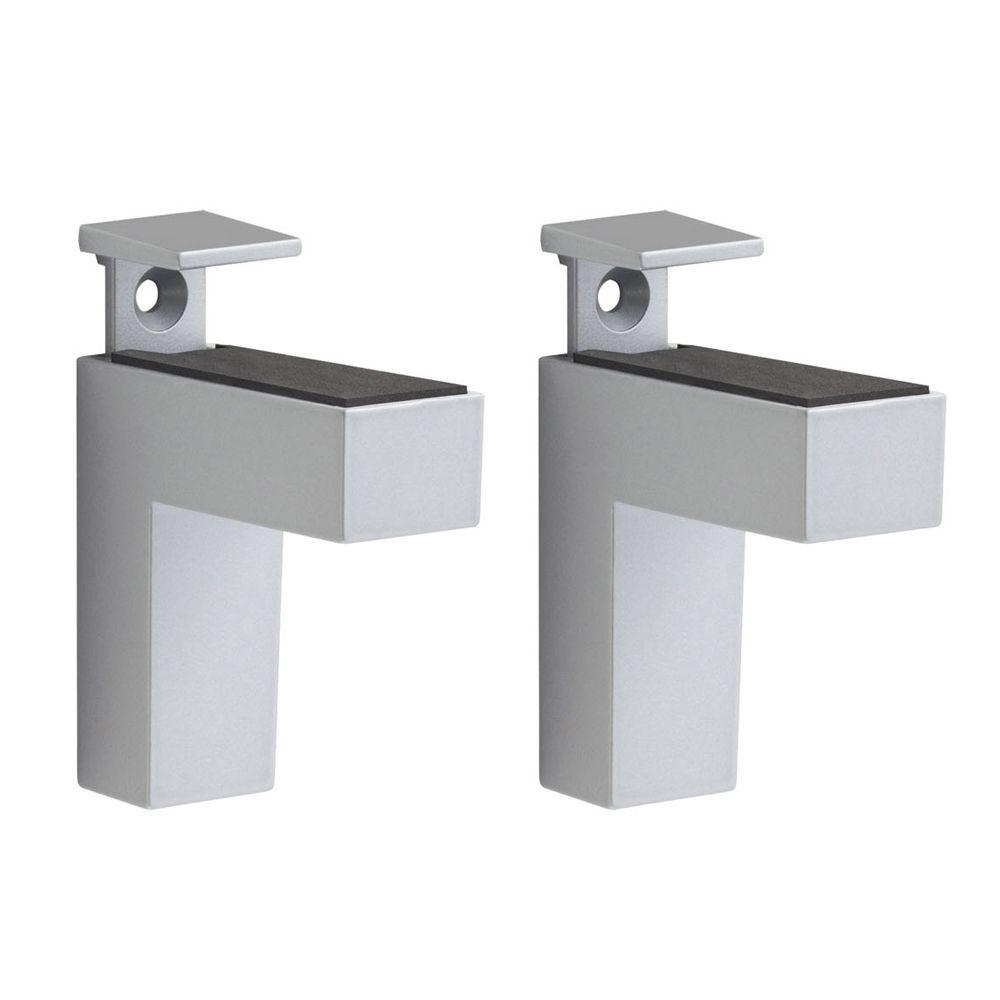 Dolle BLOC 3/16 in. 3/4 in. Adjustable Shelf Bracket in Stainless