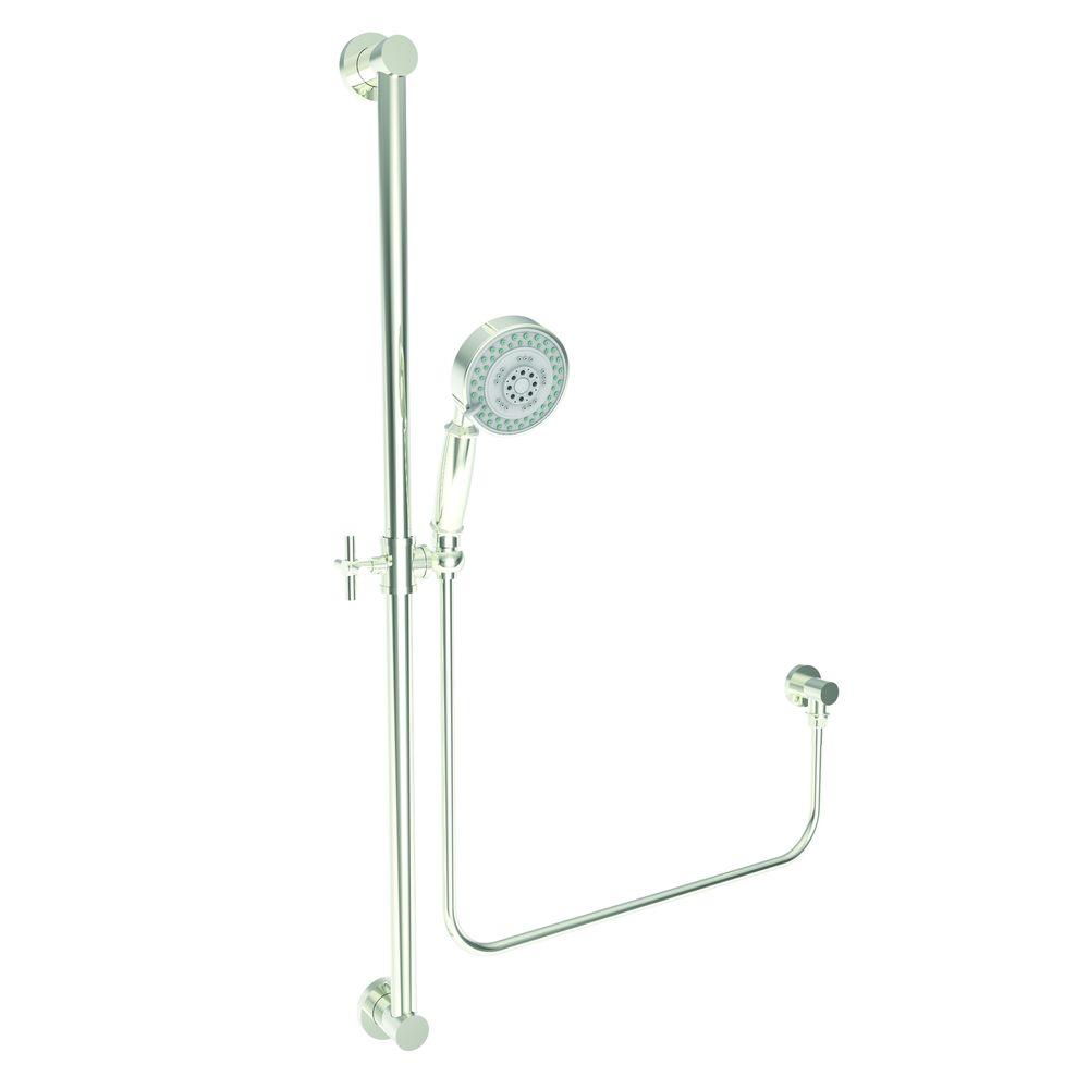 Newport Tub and Shower 3-Function Wall Bar Shower Kit in Polished ...