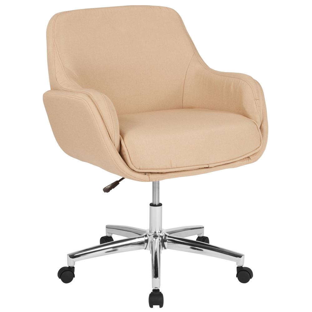 Flash Furniture Beige Fabric Office/Desk Chair CGADS231689BEHD