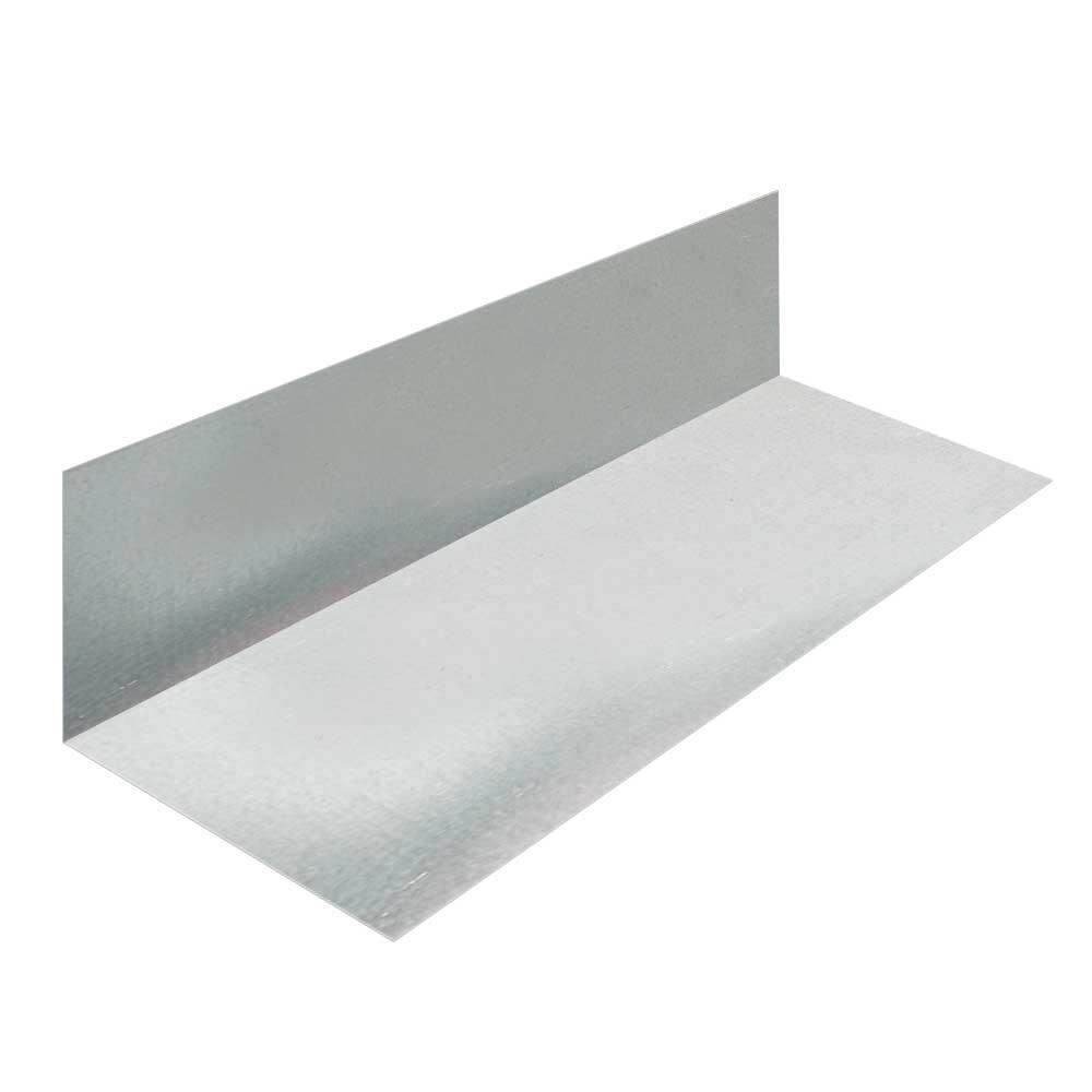 Gibraltar Building Products 5/8 in. x 10 ft. Galvanized Steel ZFlashing17845 The Home Depot