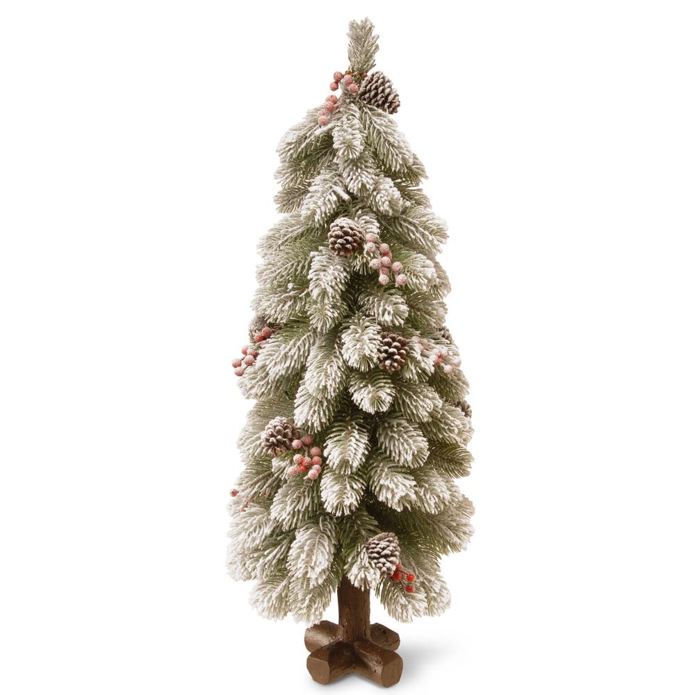 National Tree Company 30 in. FeelReal Snowy Bayberry Cedar TreePEBYF1