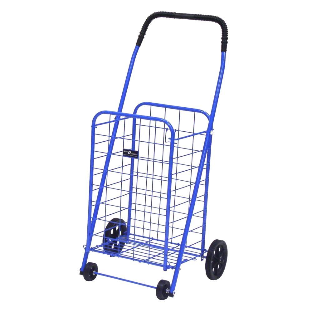 Easy Wheels MiniA Shopping Cart in Blue033BL The Home Depot