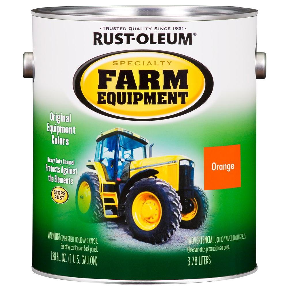 Rust-Oleum Specialty 1 Gal. Farm Equipment Allis Chalmers Orange Gloss ...