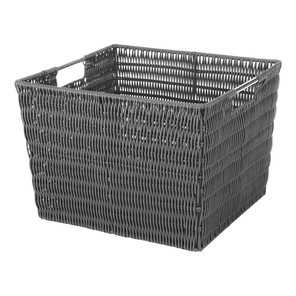 white tote basket