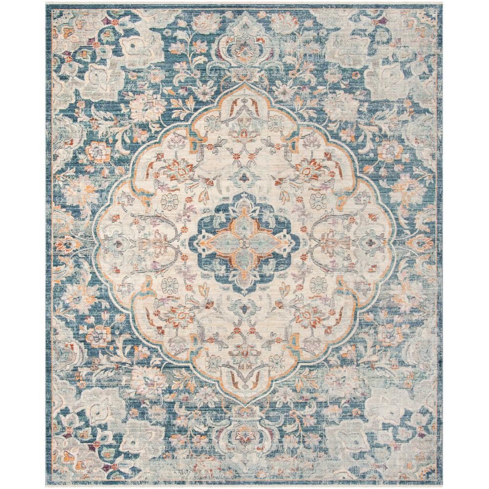 Safavieh Illusion Cream Blue 9 Ft X 12 Area Rug