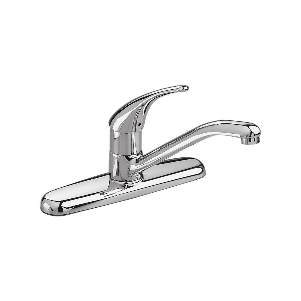 American Standard Colony Soft Single Handle Standard Kitchen Faucet In Polished Chrome