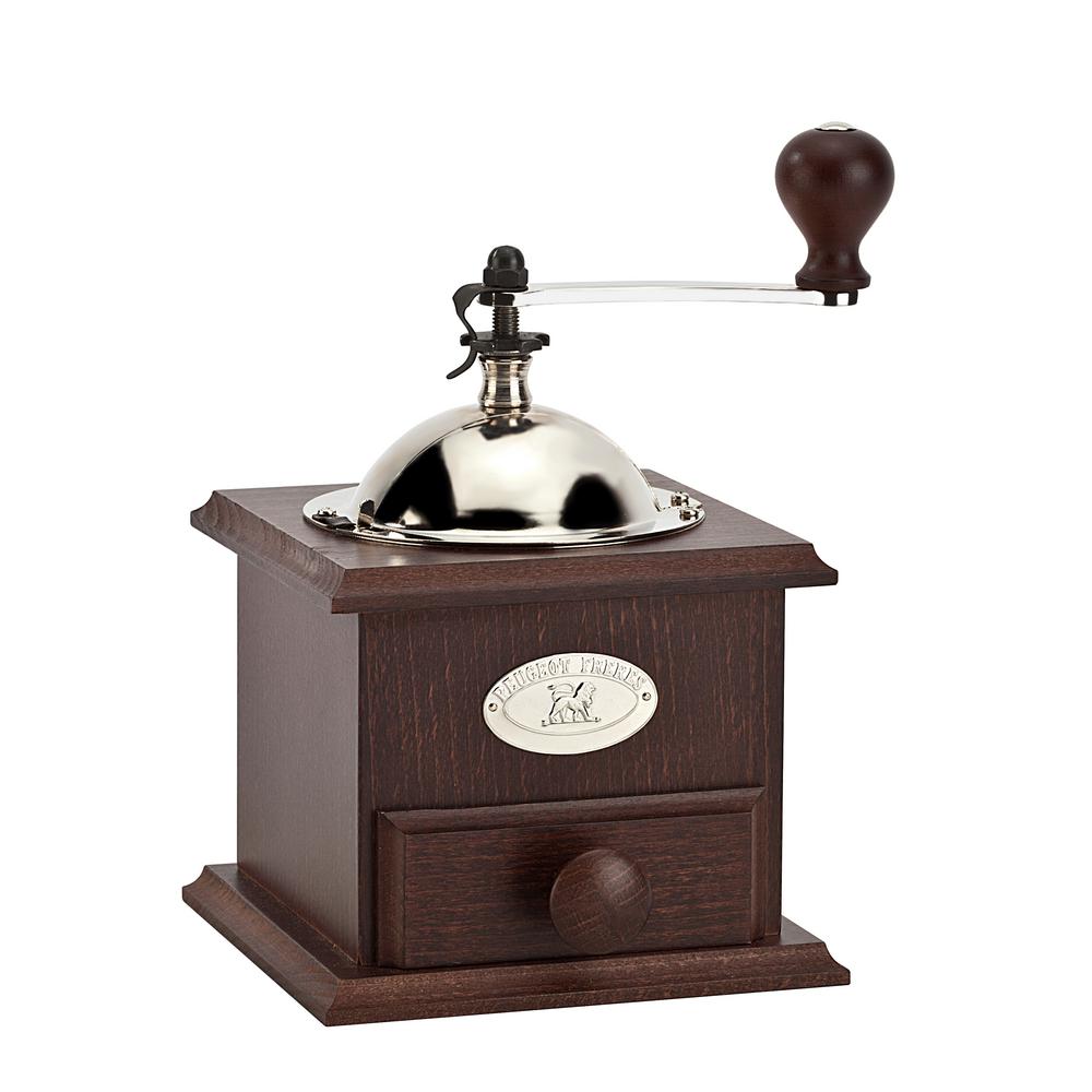 Peugeot Nostalgia Beechwood Manual Coffee Mill, Brown